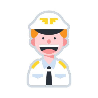 adam, simge, vektör illüstrasyonu 