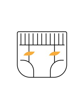 iç çamaşırı ikonu vektör illüstrasyonu 