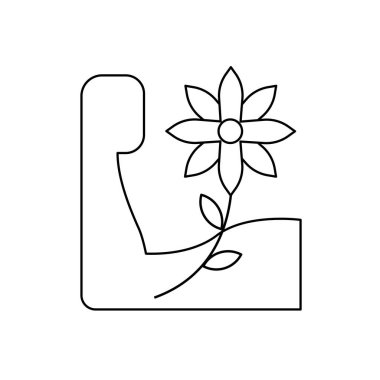 Kadınlar düz simge vektör illüstrasyonu