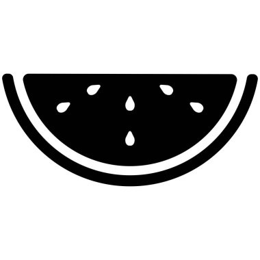 Karpuz ağı simgesi. Vektör illüstrasyonu 