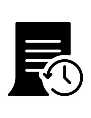 İş ve finans simgesinin vektör illüstrasyonu