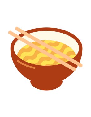Çin yemeklerinin vektör illüstrasyonu