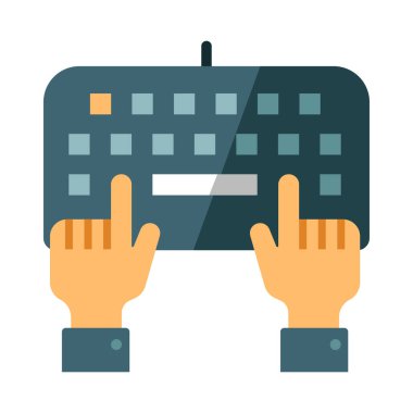 Bilgisayar web simgesi. Vektör illüstrasyonu 