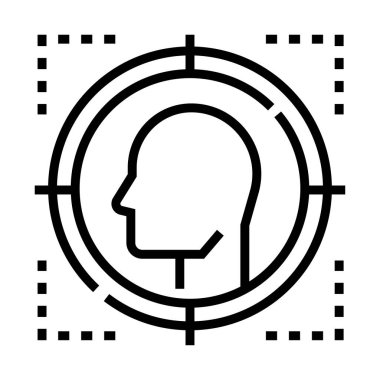 kullanıcı simgesi vektör satırı