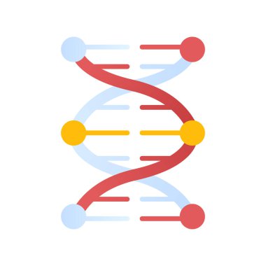 Molekül ve bilim ikonunun vektör çizimi