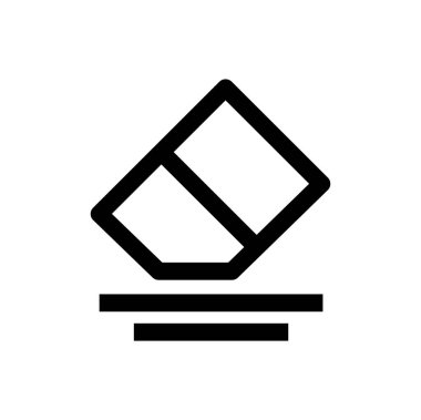 okul satırı simgesi, vektör illüstrasyonu.