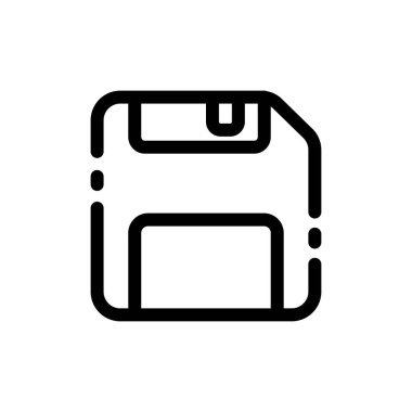 disk web simgesi, vektör illüstrasyonu 