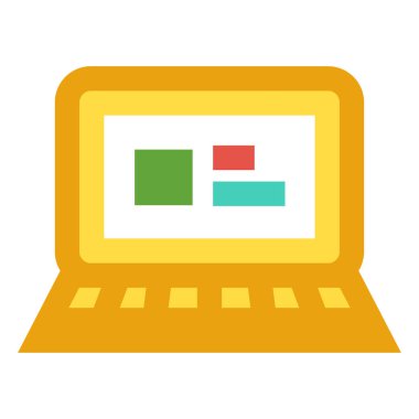 bilgisayar simgesi, vektör illüstrasyonu 