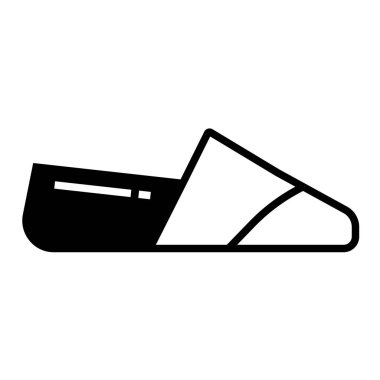 Ayakkabı Web simgesi, vektör illüstrasyonu  