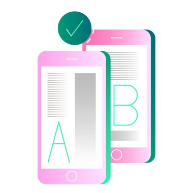 Bir mesajı ve telefonu olan akıllı bir telefon.