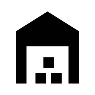 Ev simgesi vektör illüstrasyonu