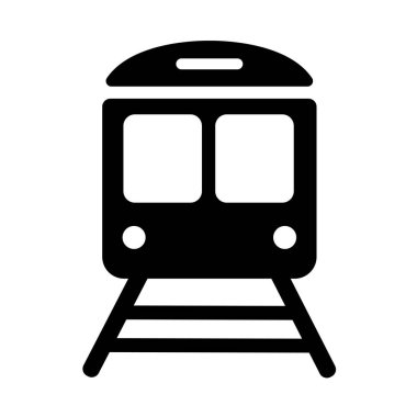 tren simgesi vektör illüstrasyonu