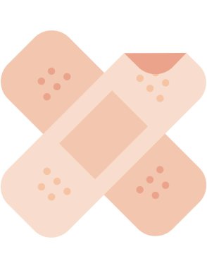 Alçı simgesinin vektör illüstrasyonu