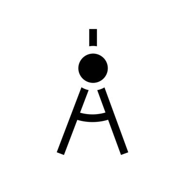 Tripod enstrümanının vektör çizimi modern simge