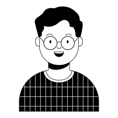 Adam, erkek simgesi, vektör illüstrasyonu 