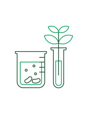 laboratuvar test tübü simgesi
