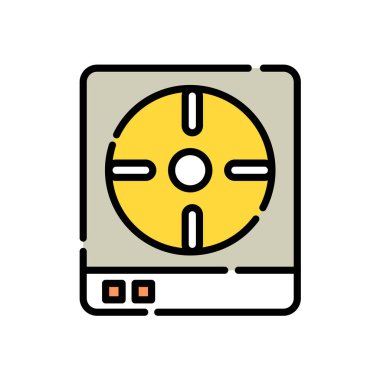 Modern b 'nin vektör illüstrasyonunda pil eksikliği