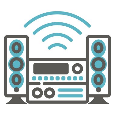 ses sinyali vektör simgesi