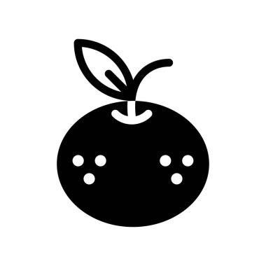 meyve düzlüğü simgesi, vektör illüstrasyonu