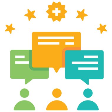 Tıbbi ekibin vektör simgesi