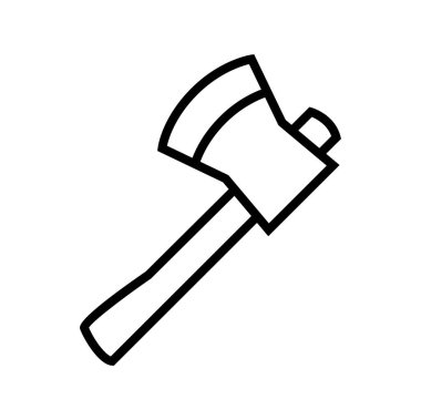 Siyah şekilli kürek simgesi beyaz arkaplanda izole. inşaat aracı vektör illüstrasyonu.