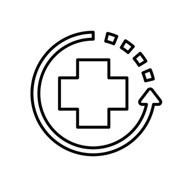 tıbbi simge, vektör illüstrasyonu