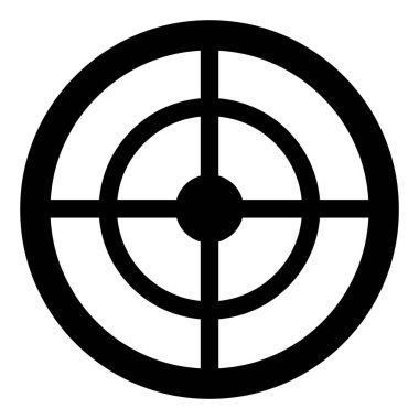 Bir hedefin vektör illüstrasyonu