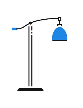 lamba simgesi beyaz arkaplanda izole edilmiş basit bir şekilde