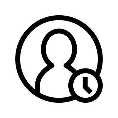 İnsan ağ simgesi. Vektör illüstrasyonu 