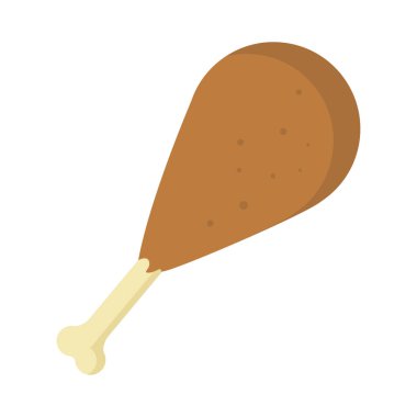 tavuk, simge, vektör illüstrasyonu 