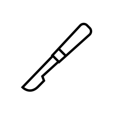 Neşter simgesi vektör çizimi