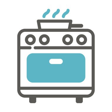 Mutfak vektör çizgisi simgesi