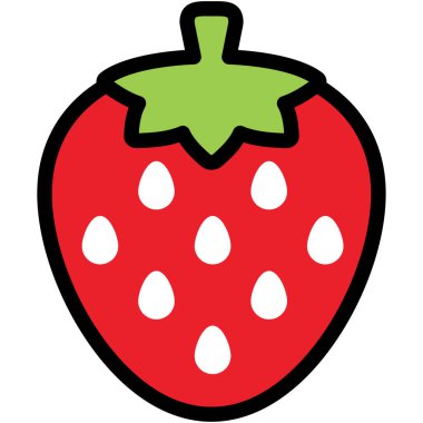 Karpuz simgesi, vektör çizimi