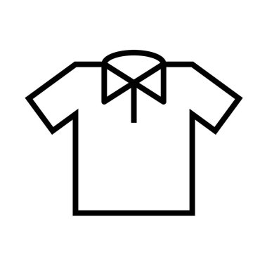 Tişört ikonu. vektör illüstrasyonu