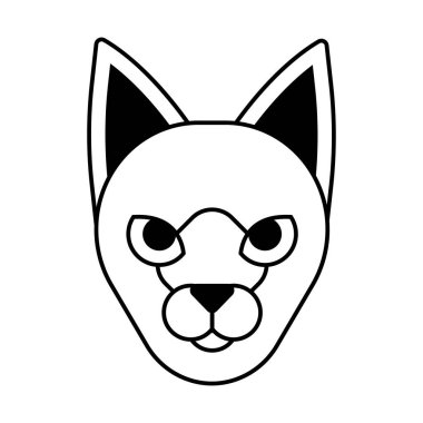 şirin karikatür kedi simgesi vektör çizimi grafik tasarımı