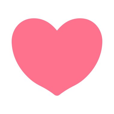 Kalp ikonu vektör illüstrasyonu