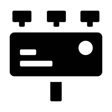 bankacılık ve finans hattı vektör simgesi.