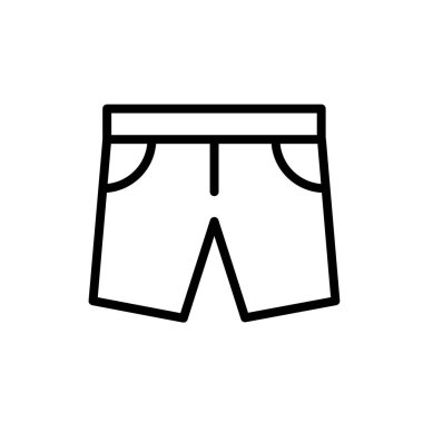 Beyaz arkaplanda izole edilmiş simge vektörünü kısaltır