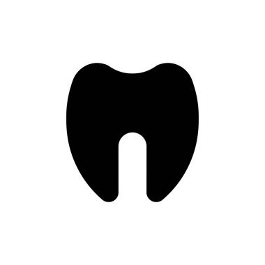 diş simgesi vektör illüstrasyonu 