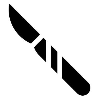 bıçak, simge, vektör illüstrasyonu 