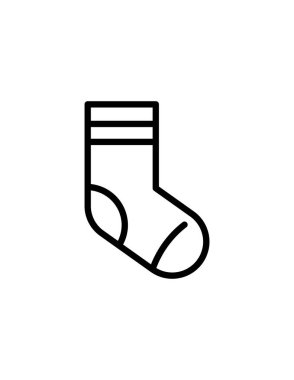 çorap simgesi, vektör çizimi