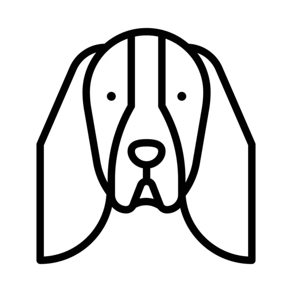Hund Symbol Vektor Illustration — Stockvektor