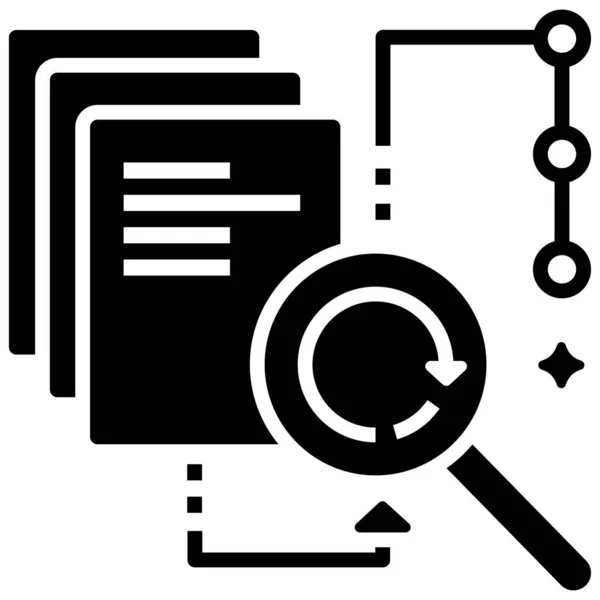 Search Engine Vector Icon — Stock Vector