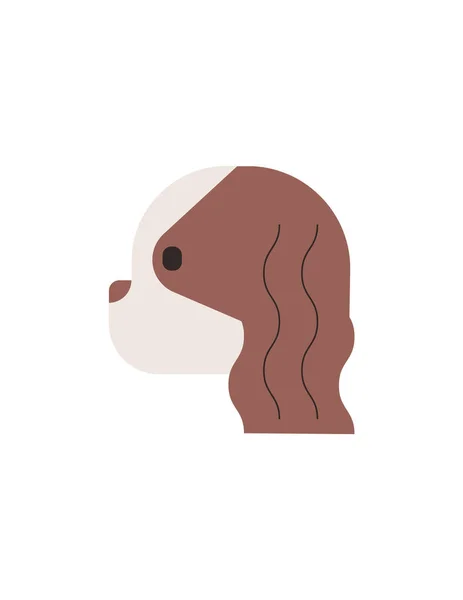 犬のアイコンのベクトル図 — ストックベクタ