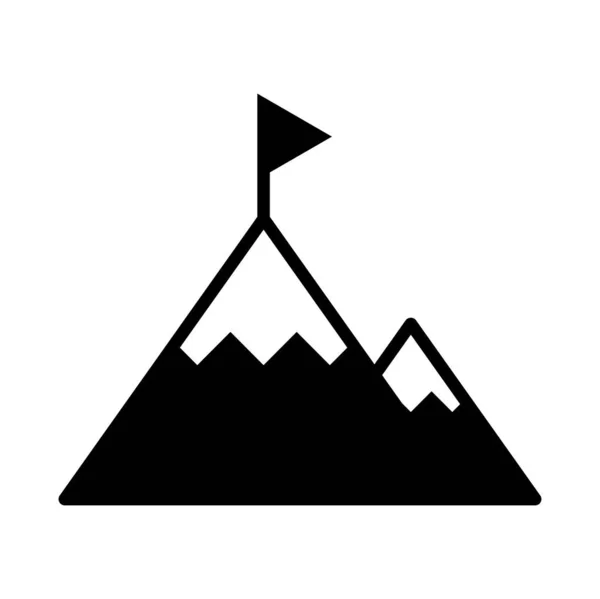 Гірська Ікона Векторна Ілюстрація — стоковий вектор