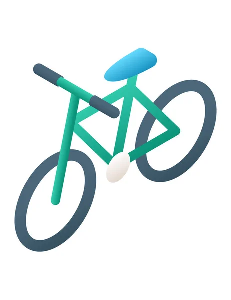 Bicicleta Icono Ilustración Vectorial — Archivo Imágenes Vectoriales