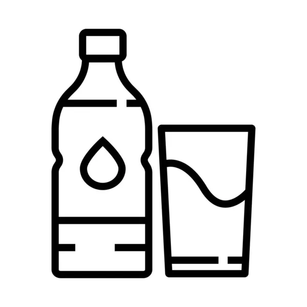 Ikona Butelki Wody — Wektor stockowy