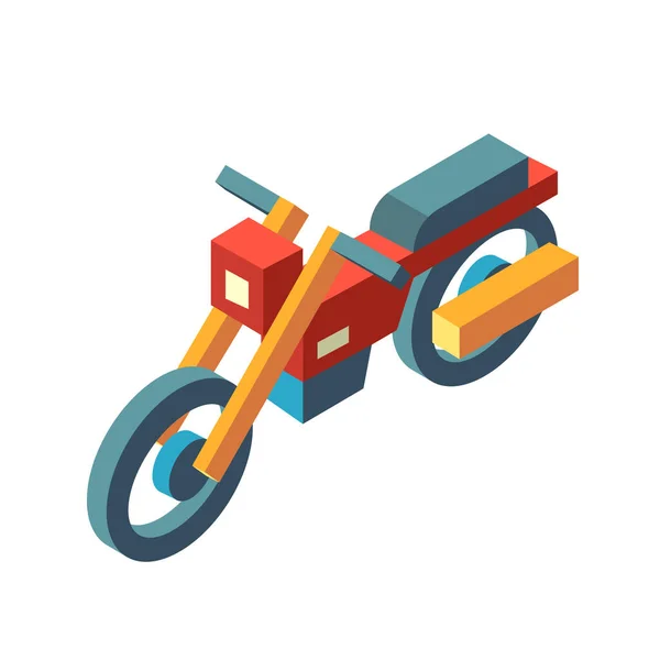 Иконка Мотоцикла Векторная Иллюстрация — стоковый вектор