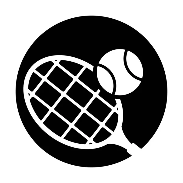 Tennis Icon Vector Illustration — Stock Vector