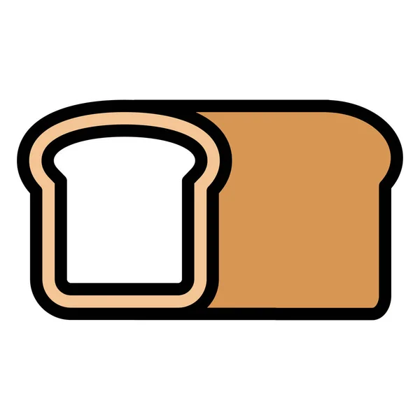 Bread Icon Vector Illustration — Stock Vector
